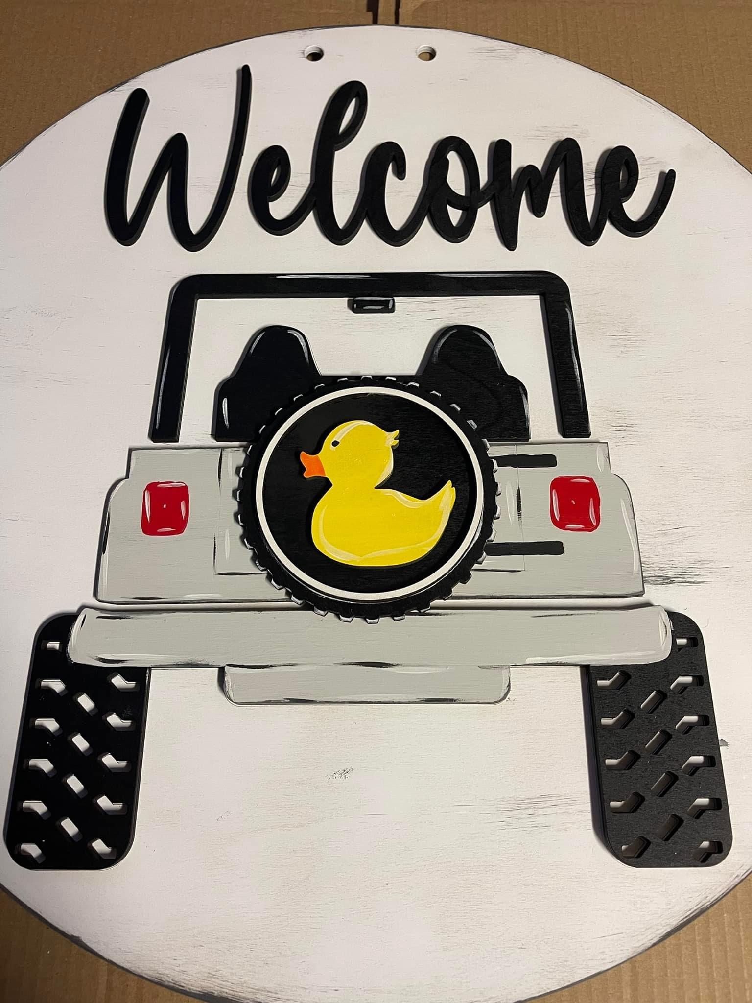 Interchangeable Jeep Door Hanger