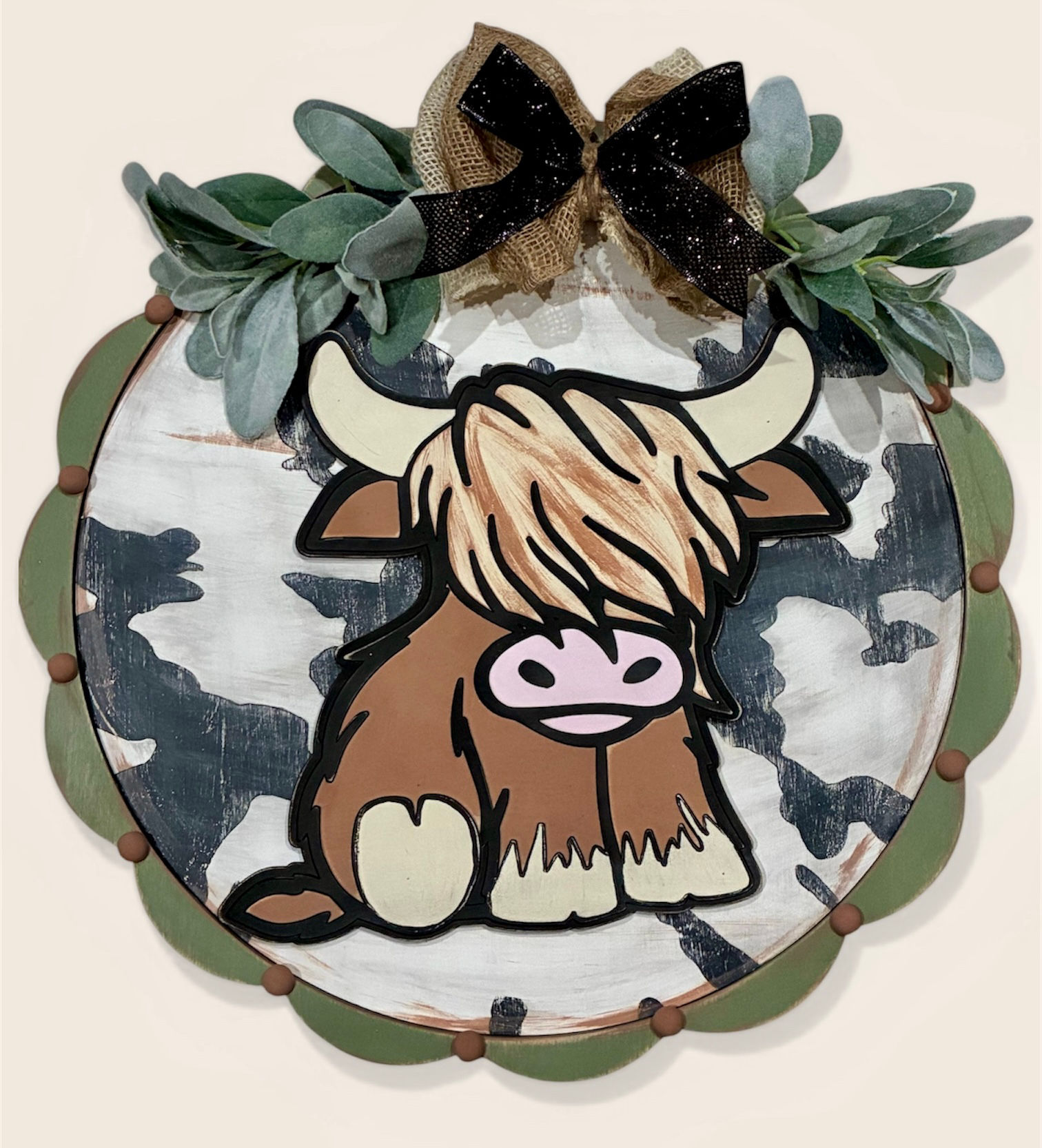 Full size cow door hanger 