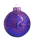 Pourpre et bleu Ornement