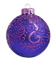 Pourpre et bleu Ornement