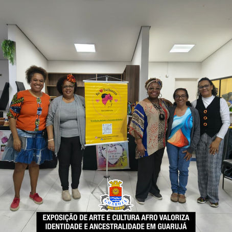 Exposição de Arte e Cultura Afro valoriza identidade e ancestralidade em Guarujá