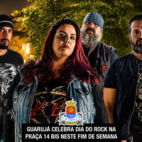Guarujá celebra Dia do Rock na Praça 14 Bis neste fim de semana