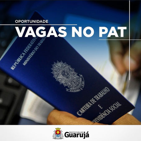 PAT de Guarujá oferece 41 vagas de emprego nesta sábado (14)
