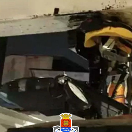 TRABALHADOR FICA GRAVEMENTE FERIDO APÓS SER ATINGIDO POR ESTRUTURA DE GUINDASTE EM GUARUJÁ