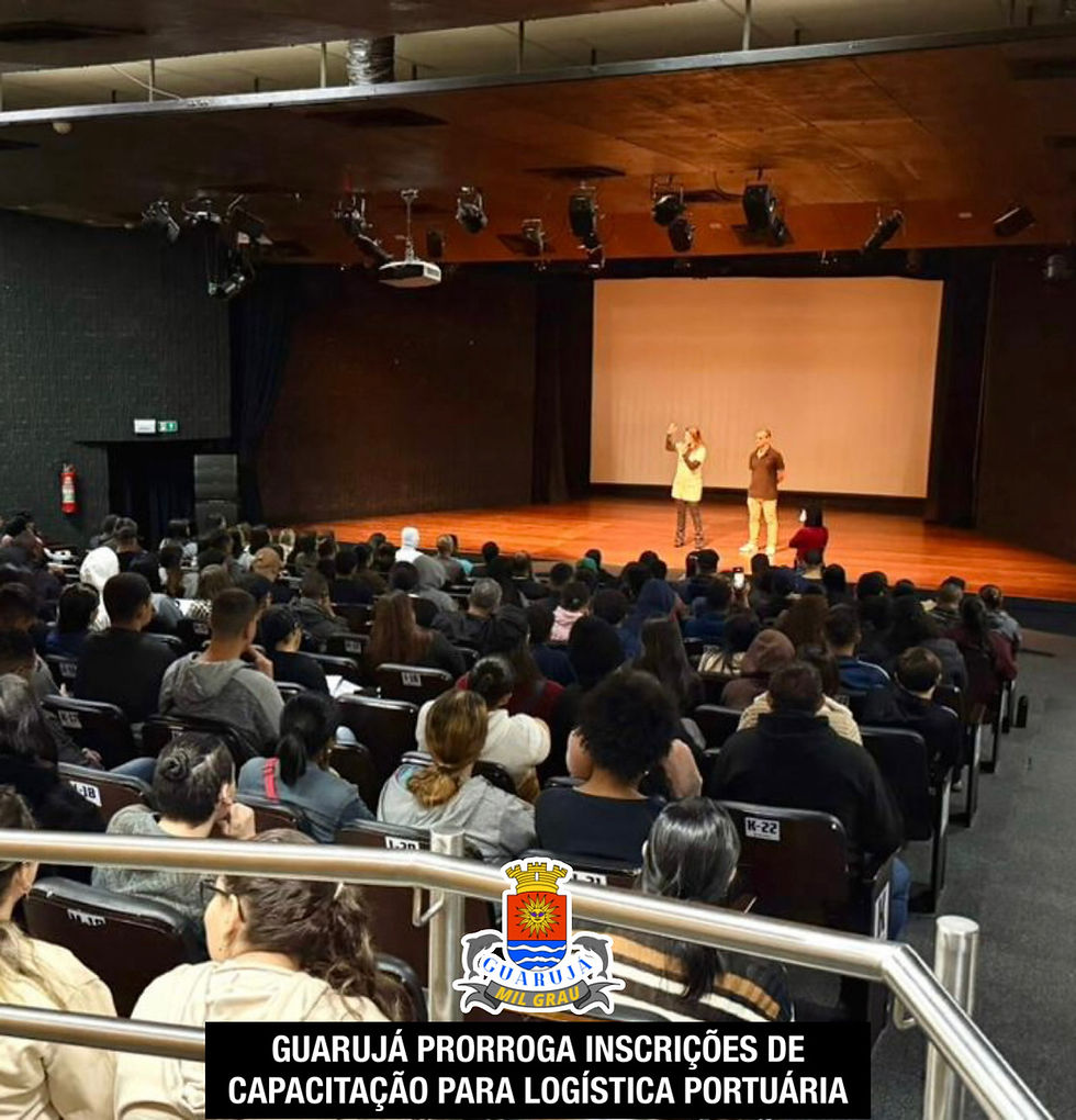 Guarujá prorroga para segunda-feira (13) inscrições de Capacitação Logística Portuária