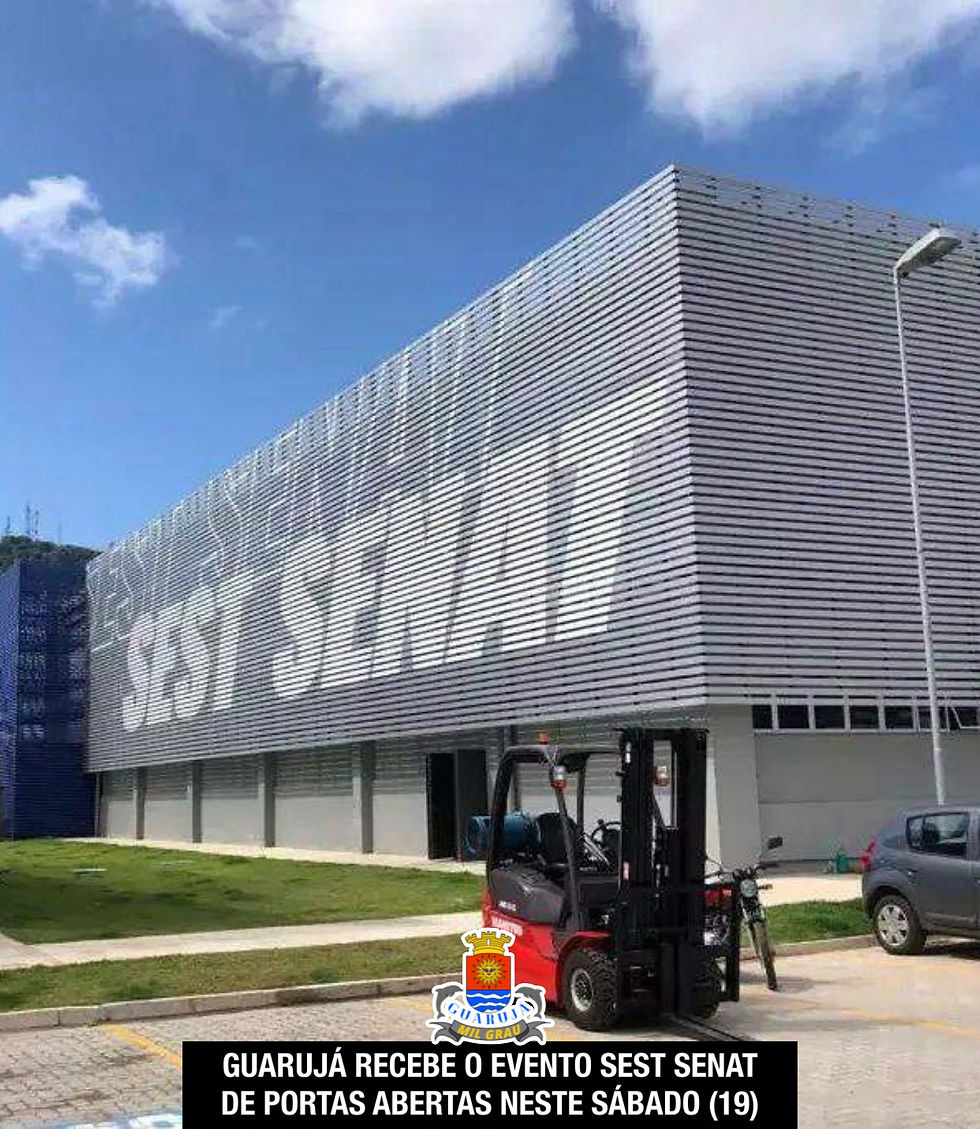 Guarujá recebe o evento Sest Senat de Portas Abertas neste sábado (19)