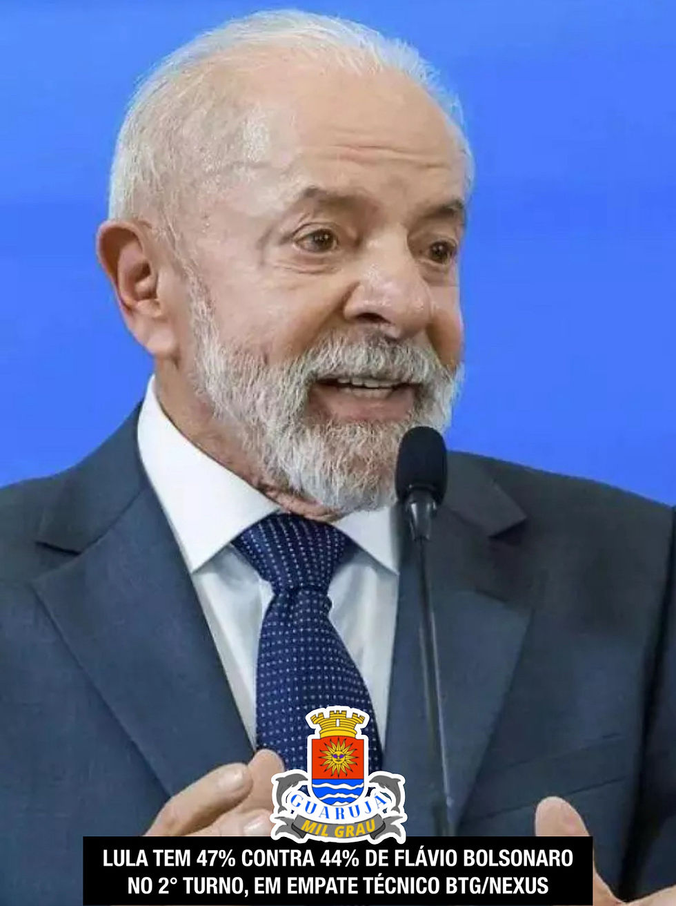 LULA TEM 47% CONTRA 44% DE FLÁVIO BOLSONARO NO 2° TURNO, EM EMPATE TÉCNICO BTG/NEXUS