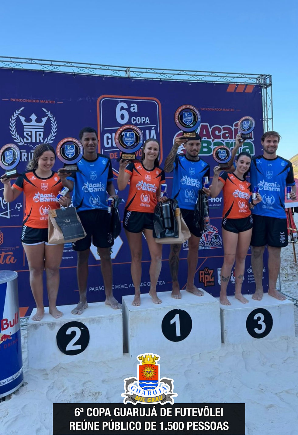 6ª Copa Guarujá de Futevôlei reúne público de 1.500 pessoas