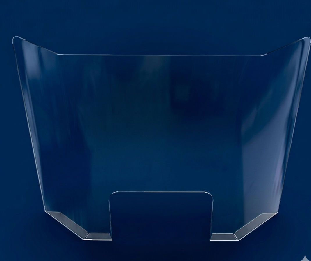 Proteção em Acrílico Vertical para Balcão - 65x85