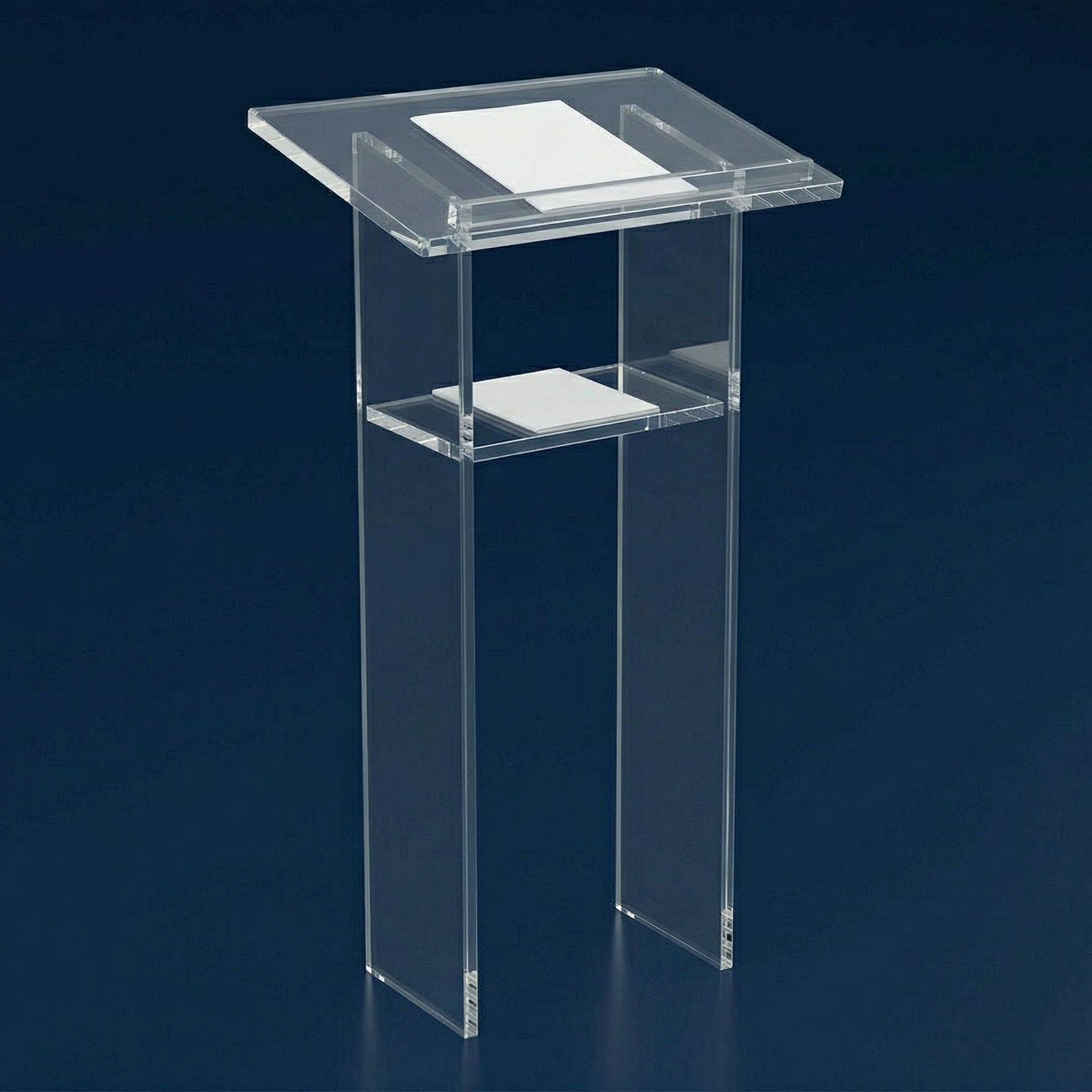 Púlpito Acrílico Premium de Piso - 1,50m