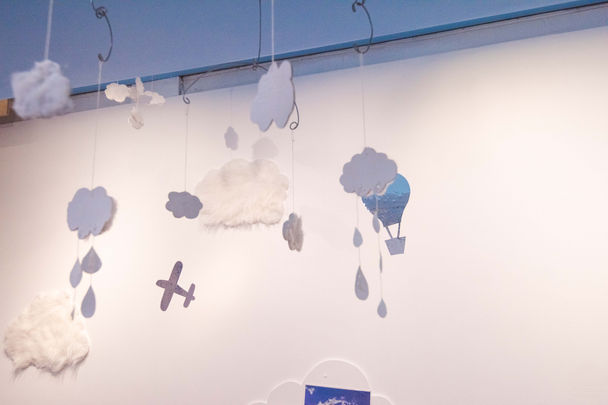 Documentation for ‘IN THE CLOUDS’ 08.03.24 – 14.07.24, The Lane, Latrobe Regional Gallery. Photo: Gabriella Duffy