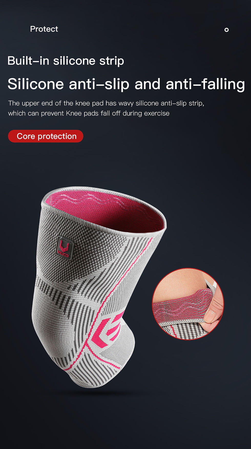 Thumbnail: Knee Support – Compression Running Sleeve