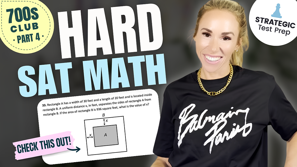 10 Hard SAT Math Questions That Can Push You From the 700s to an 800
