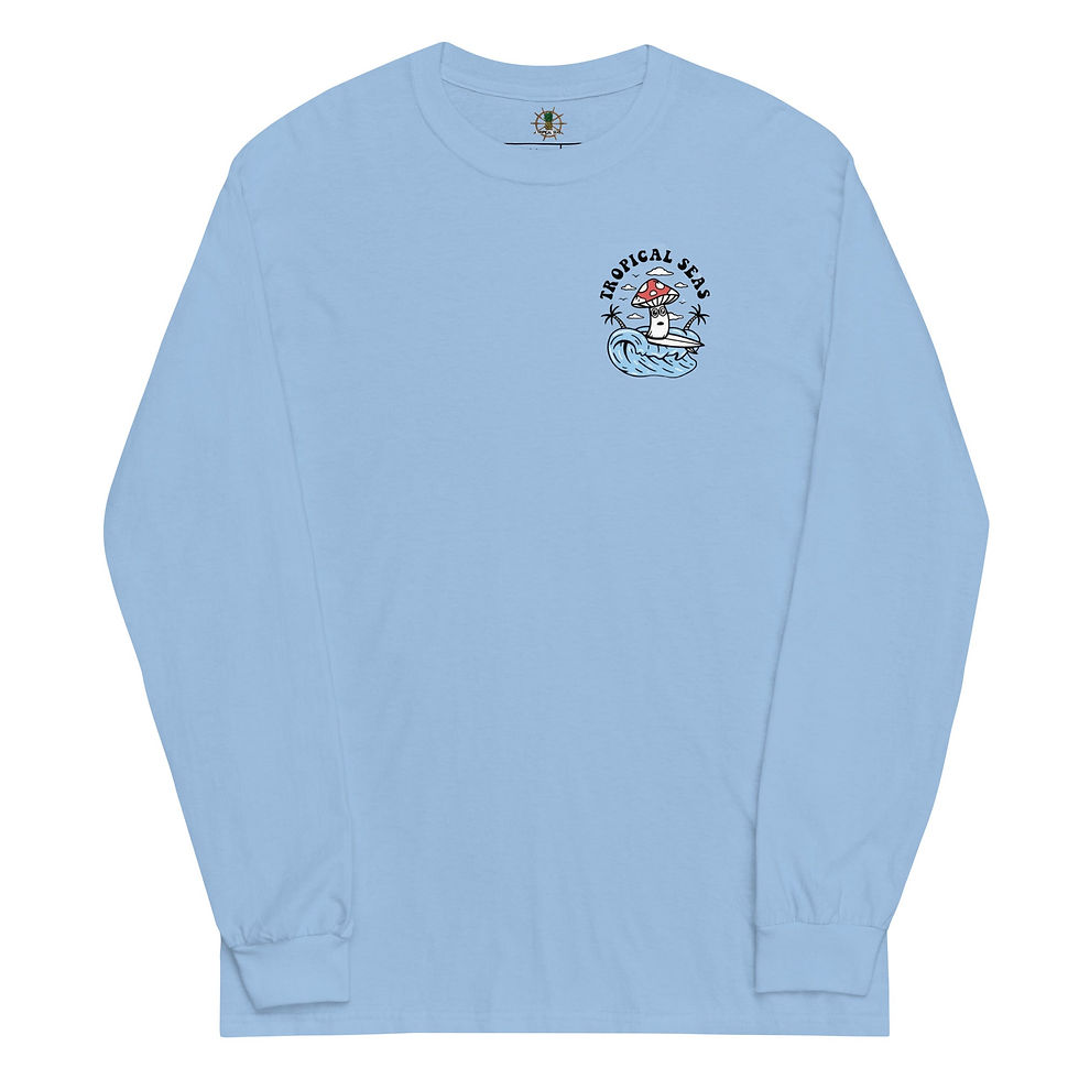 Thumbnail: Men’s Trippy Surfer Long Sleeve Shirt