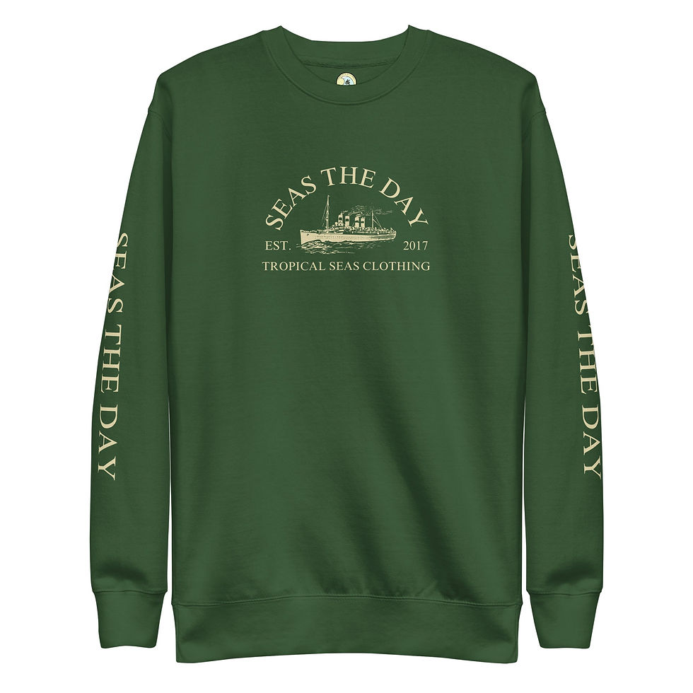 Thumbnail: Seas The Day Ship Premium Sweatshirt