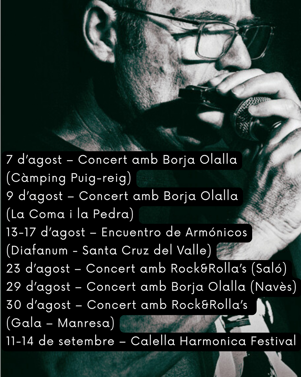 CONCIERTOS AGOSTO 2025