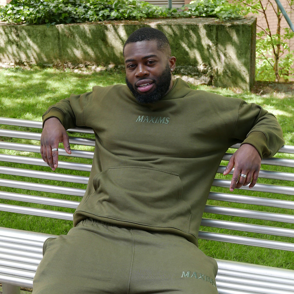 Thumbnail: Maxims Cozy All Olive Green Tracksuit