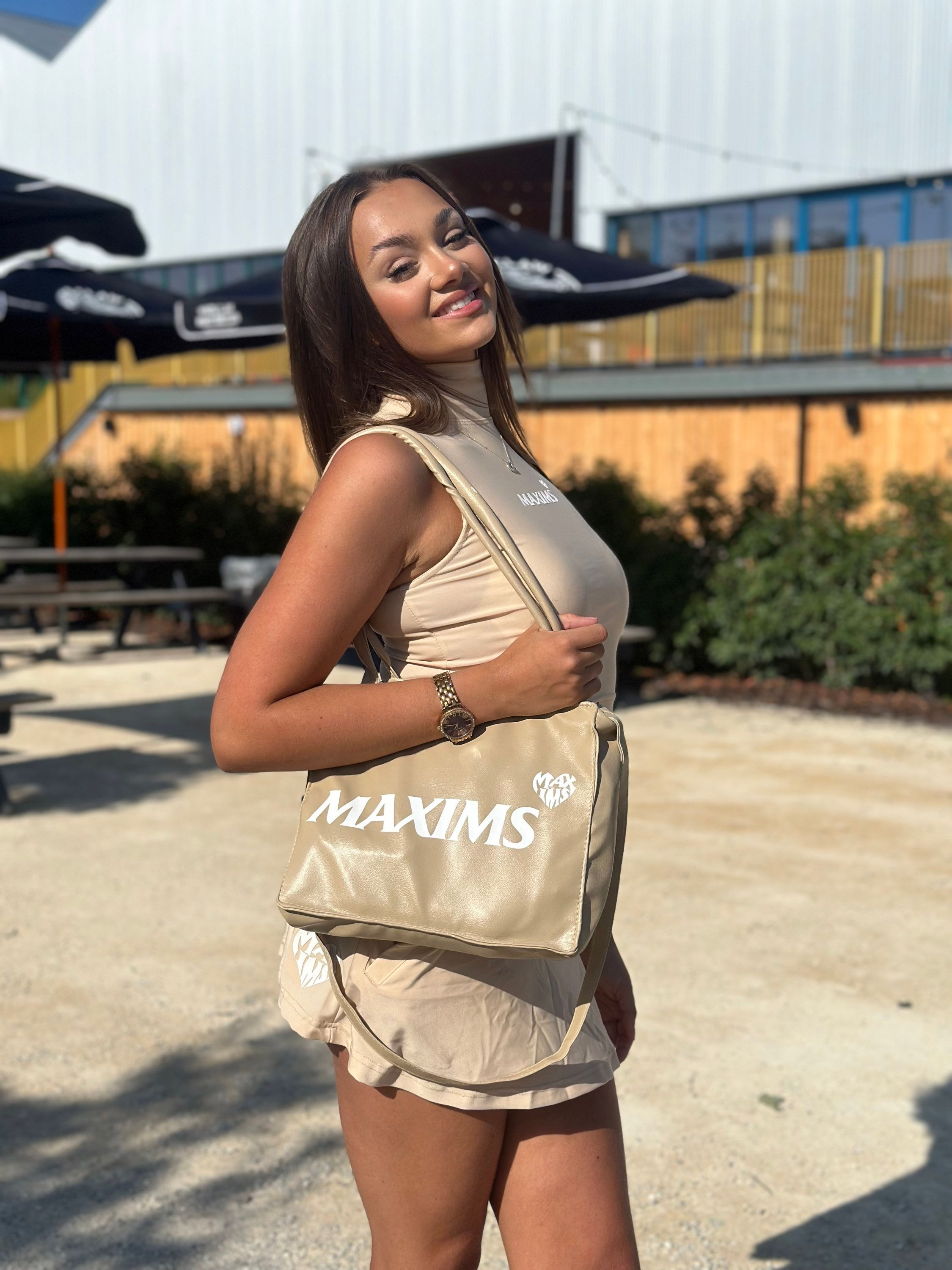 Maxims Yacht Beige Bag