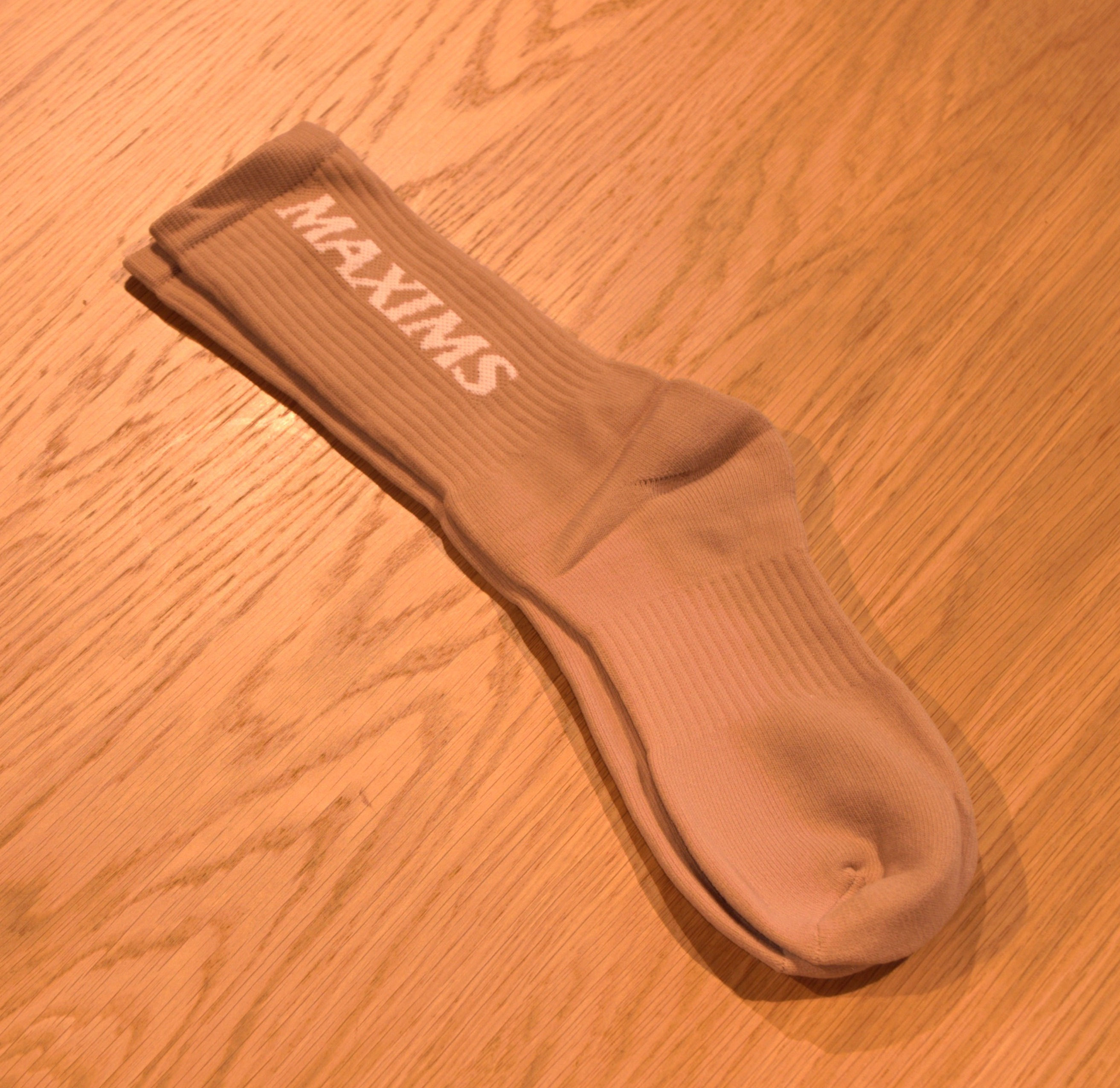 Maxims Cozy Beige Socks