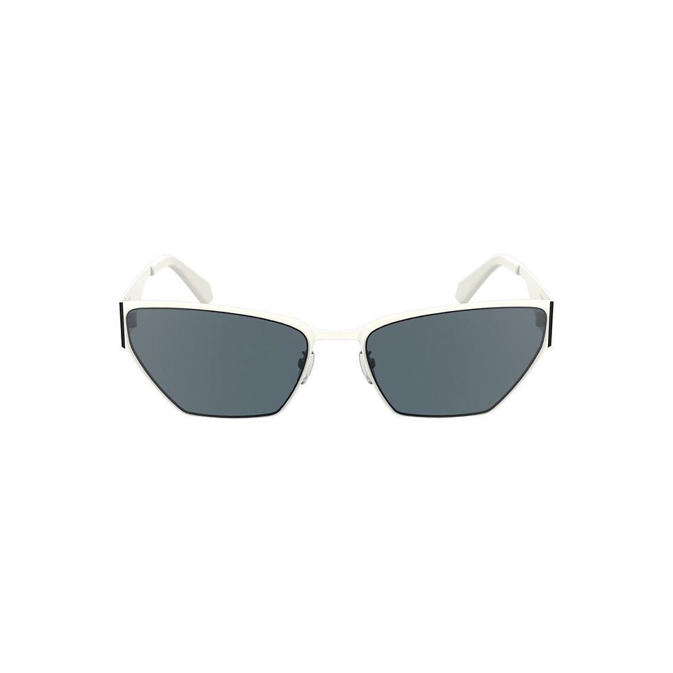 Calvin Klein White Metal Women Sunglass