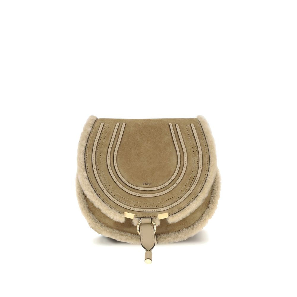 Chloé Beige Calf Leather Bos Taurus Shoulder Bag