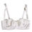 תמונה ממוזערת: Dolce & Gabbana White Silk Underwired Balconette Bra Underwear