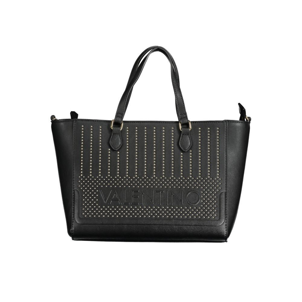 Mario Valentino Black Polyurethane Women Handbag