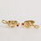 תמונה ממוזערת: Dolce & Gabbana Gold Musical Note Metal Brass Pin Men Accessory Cufflinks