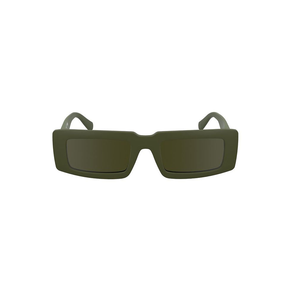 Calvin Klein Green Bio-Based Fabric Women Sunglasses