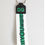 תמונה ממוזערת: Dolce & Gabbana Green Logo Polyester Silver Brass Holder Keychain Keyring
