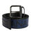 תמונה ממוזערת: Dolce & Gabbana Black Blue DG Logo Silver Metal Buckle Belt