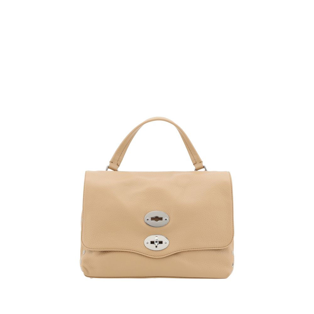 Zanellato Beige Calf Leather Bos Taurus Shoulder Bag