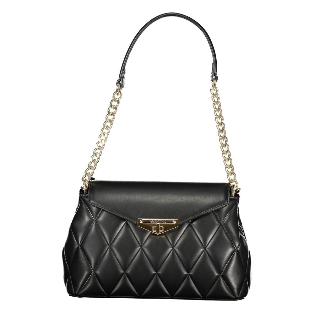 Mario Valentino Black Polyurethane Women Shoulder Bag