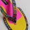 תמונה ממוזערת: Dolce & Gabbana Multicolor Rhinestone Flip Flop Flat Sandals Shoes