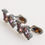 תמונה ממוזערת: Dolce & Gabbana Gold Tone 925 Sterling Silver DG Logo Accessory Cufflink