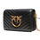 תמונה ממוזערת: PINKO Black Leather Love Click Mini Shoulder Bag
