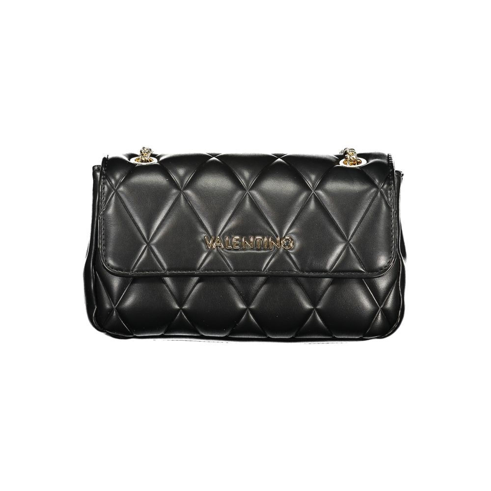 Mario Valentino Black Polyurethane Women Handbag