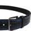 תמונה ממוזערת: Dolce & Gabbana Black Blue DG Logo Silver Metal Buckle Belt