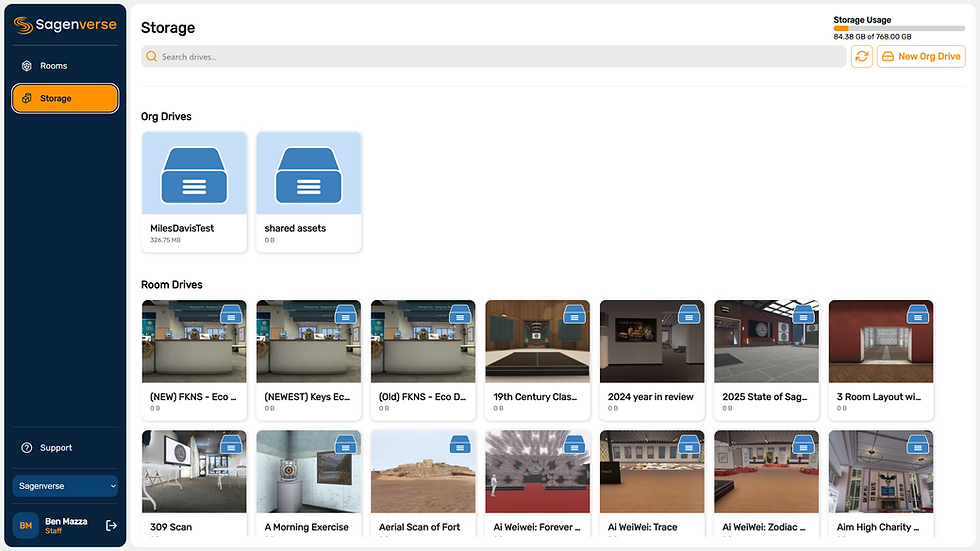 Managing Storage and Files - The Sagenverse CMS