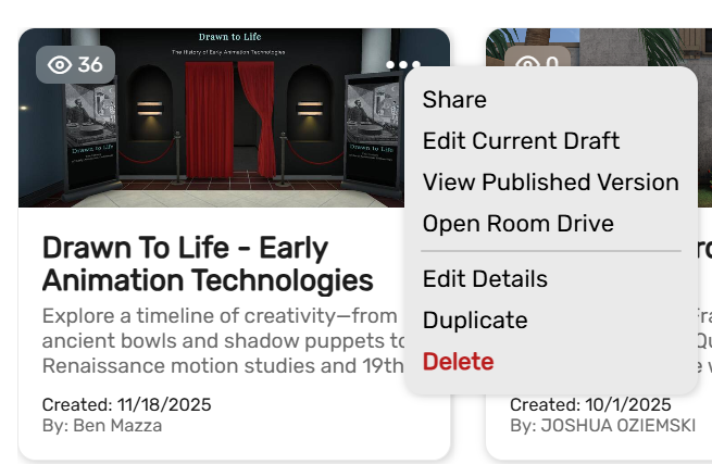 Opening the Sagen Editing Menu