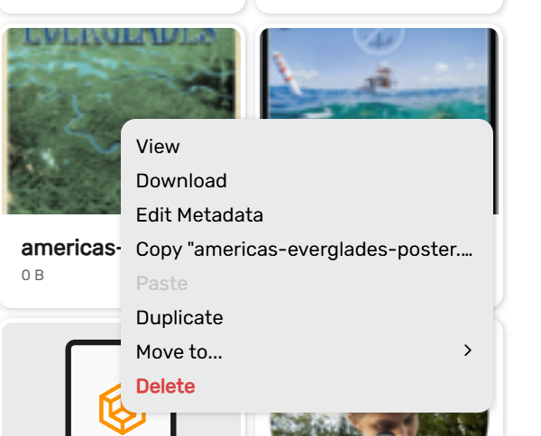 Right Click Menu on a file