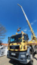 camion grue girafe verte Nordleve nord levage