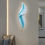 Thumbnail: white and blue wall feather light