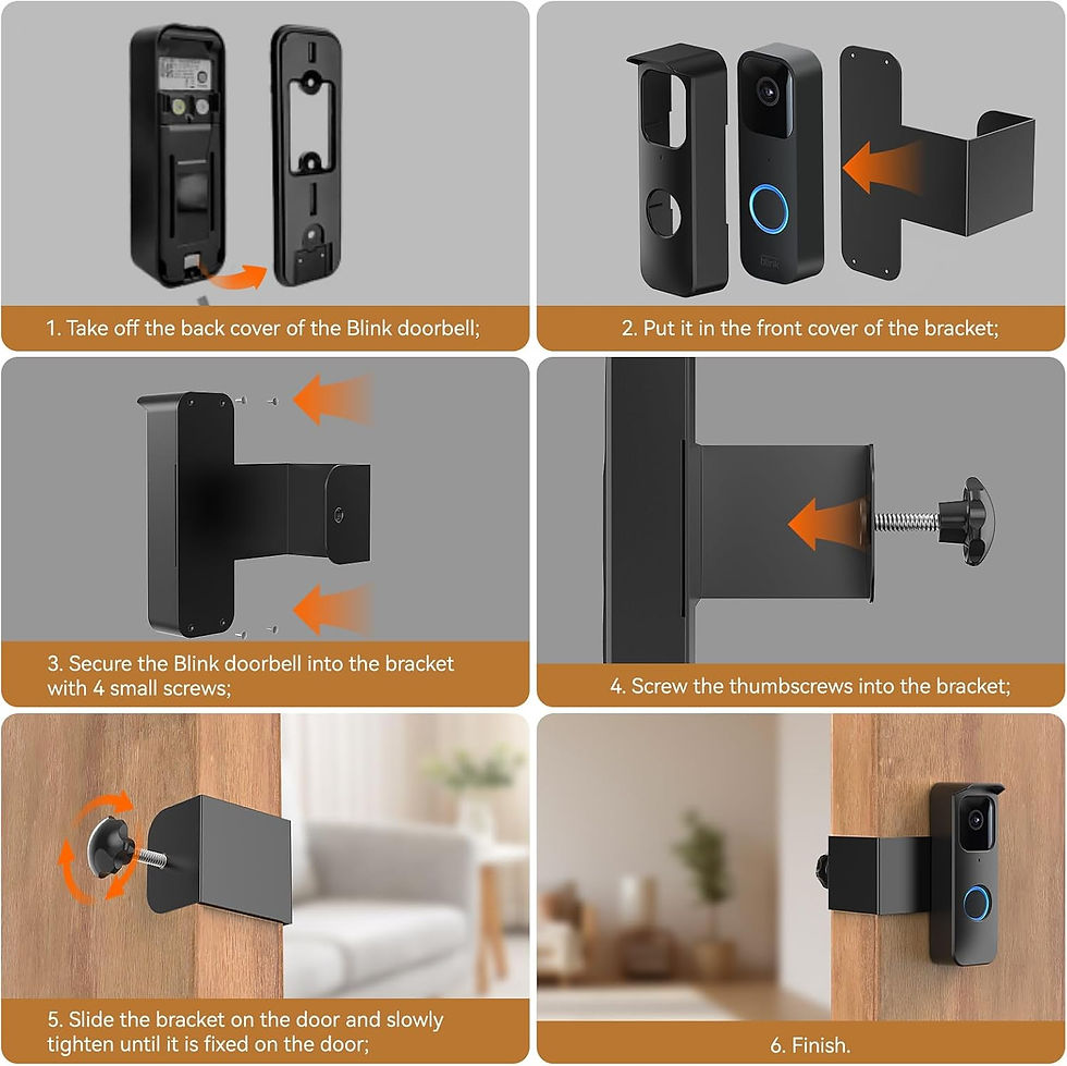 Thumbnail: Blink Doorbell Mount, Anti-Theft Blink Video Doorbell Camera Mount No Drill, No