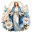 Thumbnail: Frosted Blue Blessed Mother Tumbler