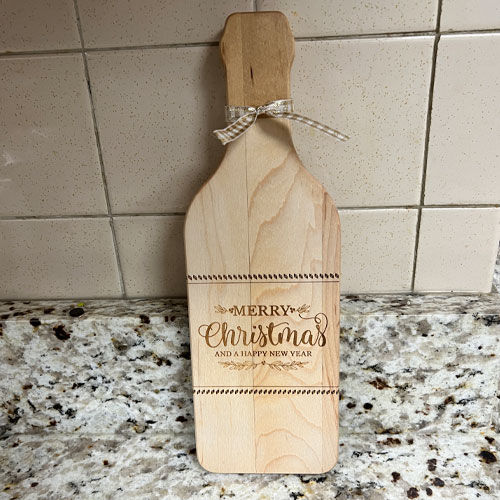 Thumbnail: Festive Wine Bottle Charcuterie Board