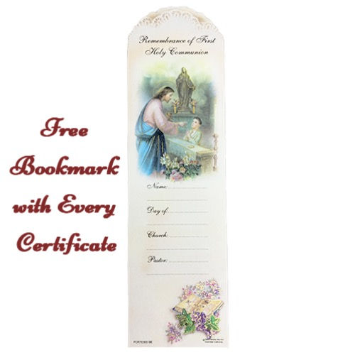 Thumbnail: First Holy Communion Certificate - Boys
