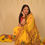 Thumbnail: Geetanjali ‘Mangal Phera’  Madhubani Handpainted Georgette Saree