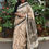 Thumbnail: Abeer 'Mitti' Handpainted Madhubani Linen Cotton Saree