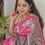 Thumbnail: Mahashakti : NavDurga Handpainted Madhubani Tussar Silk Saree  9 avatar of Maa